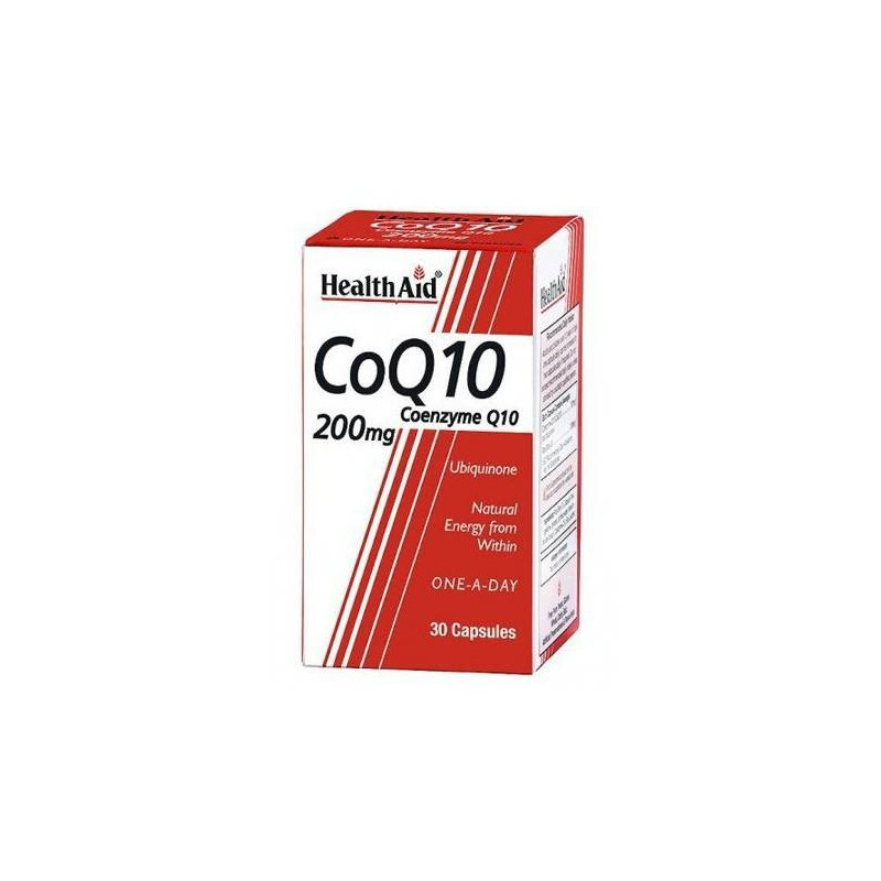 Coenzima Q10 200 mg 30 Cápsulas Health Aid