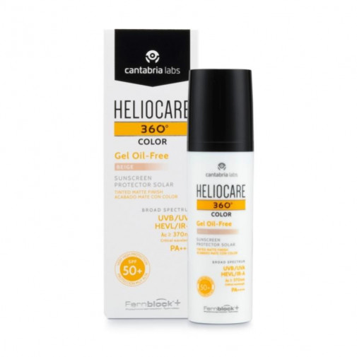 Heliocare 360 Spf50+ Beige Oil Free 50m