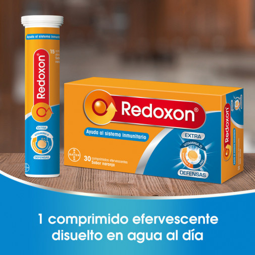 Redoxon Extradefensas Sabor Naranja 30 Comprimidos Efervescentes