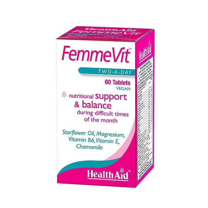 FemmeVit 60 Comprimidos Health Aid