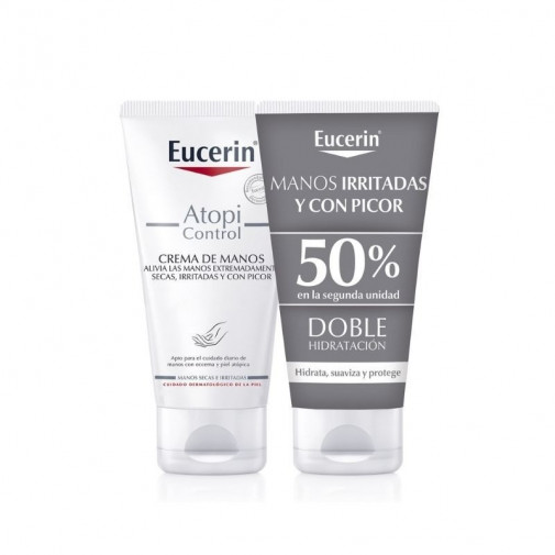 Eucerin Atopicontrol Crema De Manos 2x75ml Duplo