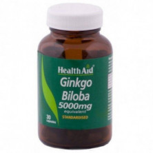 Ginkgo Biloba 5000 mg 30 Cápsulas Health Aid