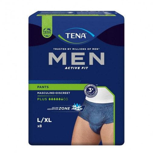 Tena Men Pants Active T/g 8 Unidades Tena