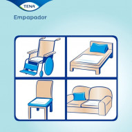 Protector De Cama Tena Bed Plus 180 Cm X 80 Cm 20 Unidades