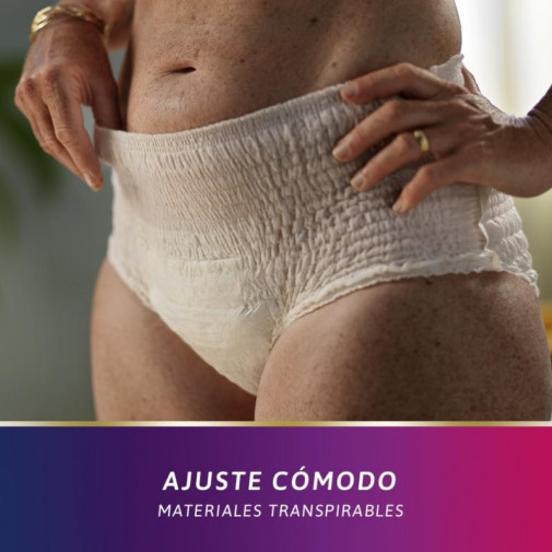 Tena Silhouette Creme Cintura Alta Talla L 8 Unidades