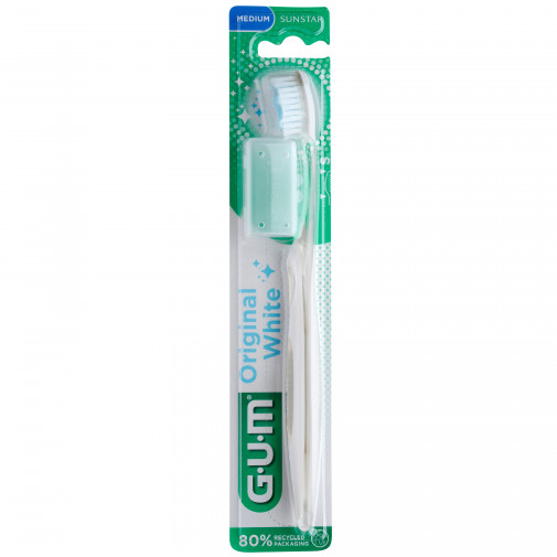 Cepillo De Dientes Gum Original White Medio