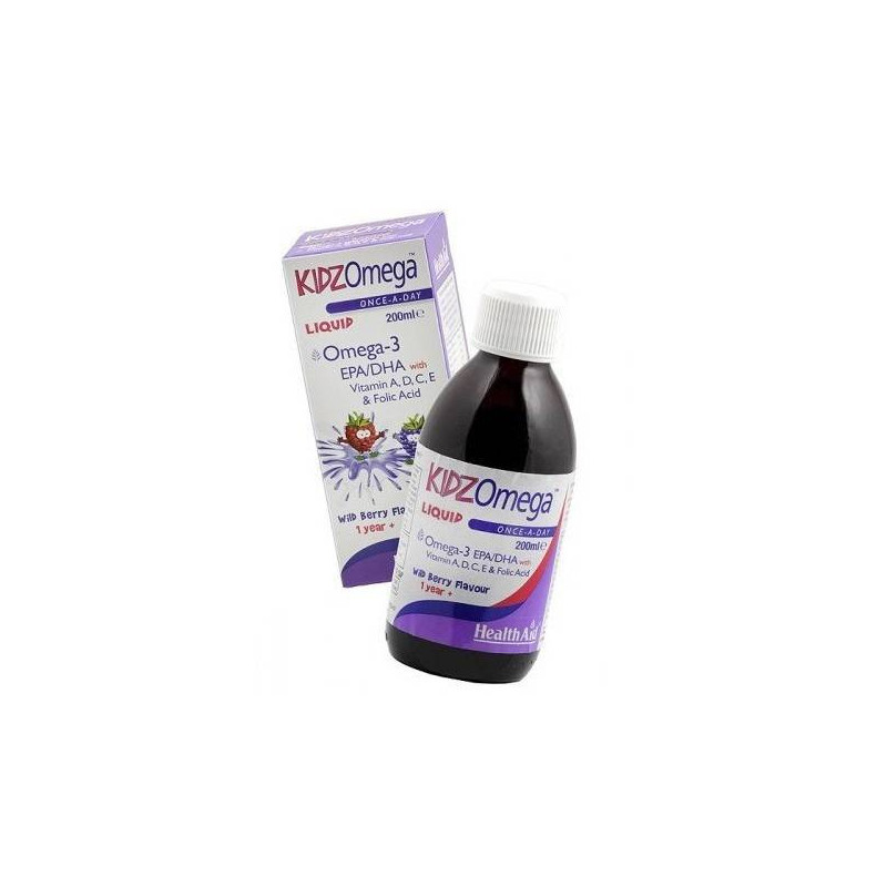 Kidz Omega Liquido 200 ml Health Aid