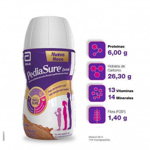 Pediasure Drink Chocolate 4 Botell 200m