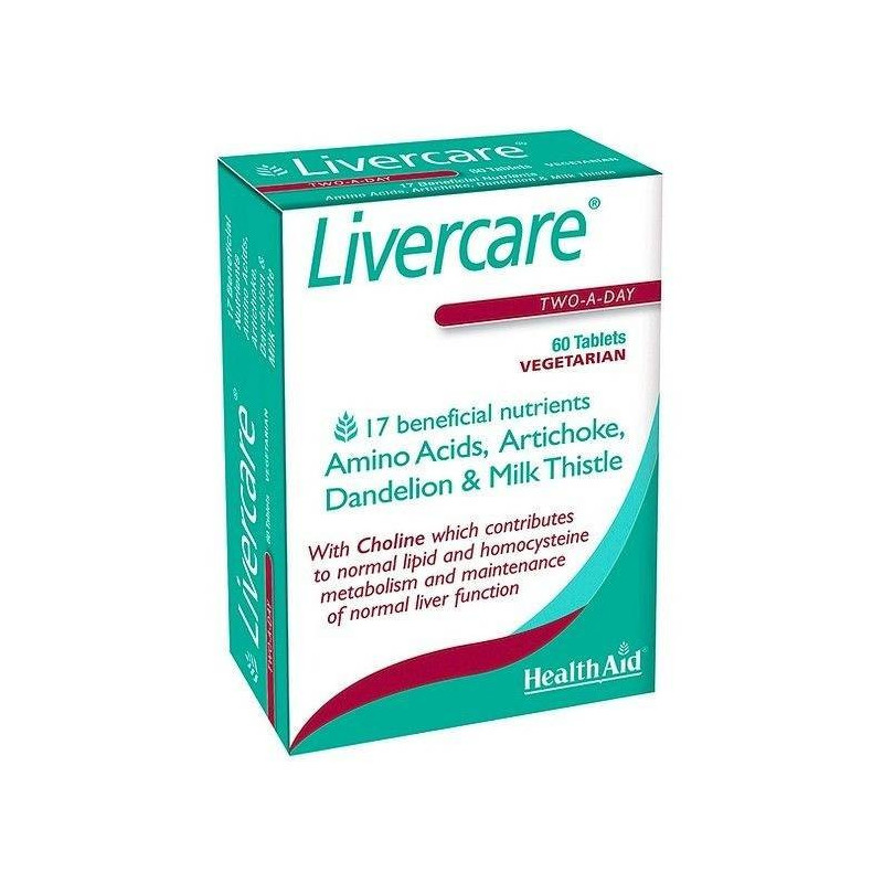 Livercare 60 Comprimidos Health Aid