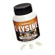 L-lisina 500 mg 60 Comprimidos Health Aid