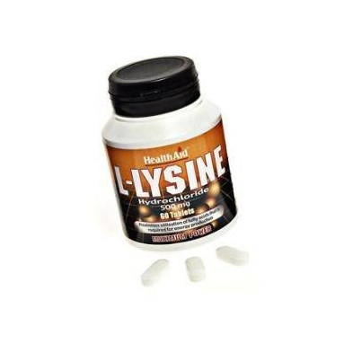 L-lisina 500 mg 60 Comprimidos Health Aid