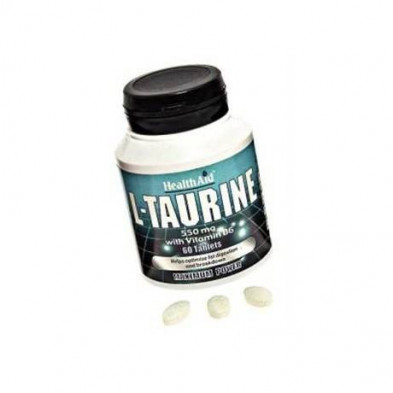 L-taurina 550 mg 60 Comprimidos Health Aid