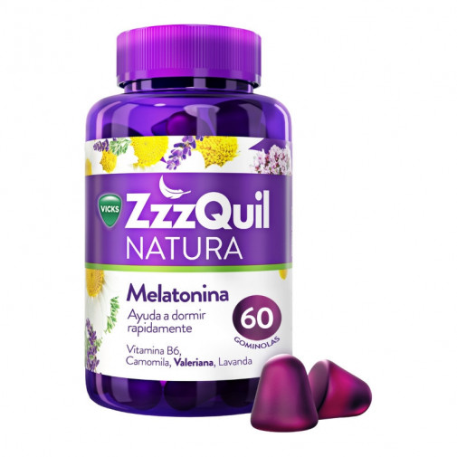 Zzzquil Natura Melatonina Gominolas Frutos Del Bosque 60u
