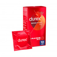 Durex Sensitivo Xl 10 Unidades