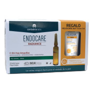 Endocare Radiance C-20 Oil Free Piel Normal Grasa 20 Ampollas + Regalo Heliocare 360º Water Gel 15ml
