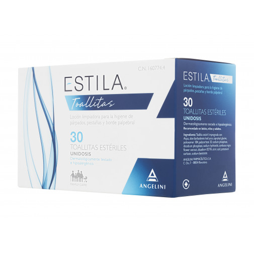 Estila Parpados/pestañas 30 Toallitas Angelini