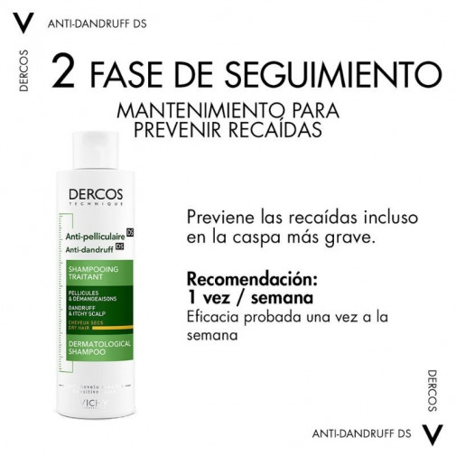 Dercos Champu Anticaspa Seca