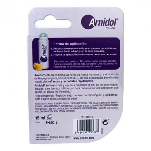 Arnidol Roll On 15 Ml