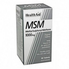 MSM Metilsulfonilmetano 1000 mg 90 Comprimidos Health Aid