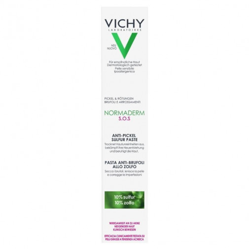 Vichy Normaderm Sulphur Paste Sos 20ml