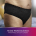 Silhouette Negro Cinta Baja Talla Grande 9 Unidades Tena