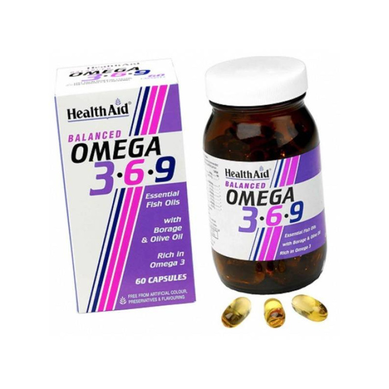 Omega 3-6-9 60 Cápsulas Health Aid