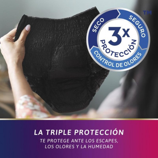 Silhouette Negro Cinta Alta Talla G 8 Unidades Tena