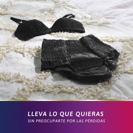 Silhouette Negro Cinta Alta Talla G 8 Unidades Tena