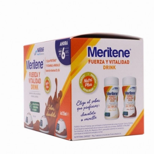 Drink Chocolate Pack  6 X125 Ml Meritene