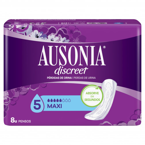 Discreet Compresas Maxi 8 Unidades Ausonia