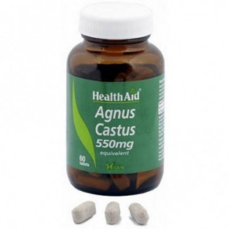 Sauzgatillo Baya (Agnus Castus) 550 mg 60 Comprimidos Health Aid