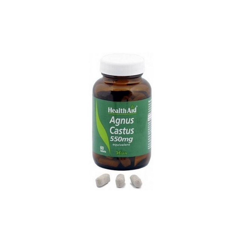 Sauzgatillo Baya (Agnus Castus) 550 mg 60 Comprimidos Health Aid