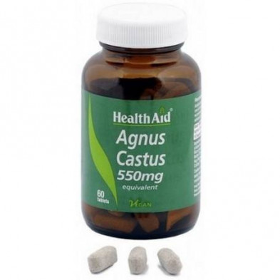 Sauzgatillo Baya (Agnus Castus) 550 mg 60 Comprimidos Health Aid