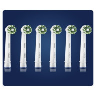 Oral B CrossAction Recambios 6 Unidades Con Tecnología CleanMaximiser