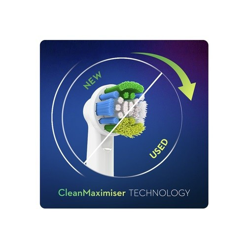 Oral B CrossAction Recambios 6 Unidades Con Tecnología CleanMaximiser