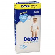 Pañales Dodot Sensitive Extra Talla 5 12 17Kg 48Uds