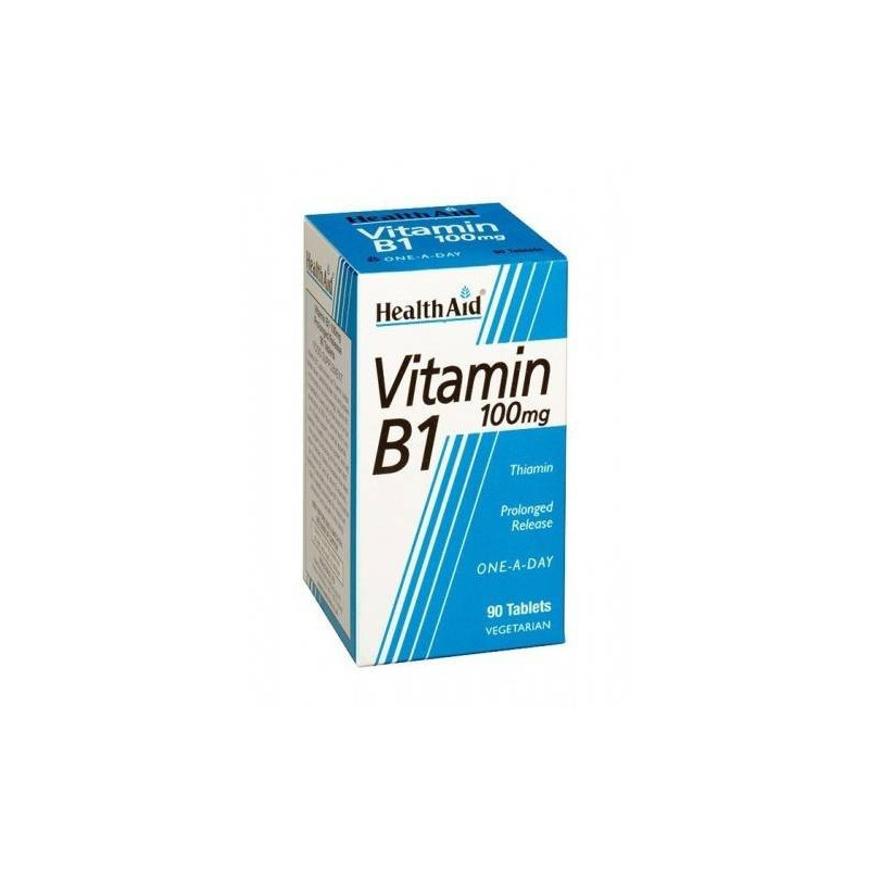 Vitamina B1 Tiamina 100 mg 90 Comprimidos Health Aid