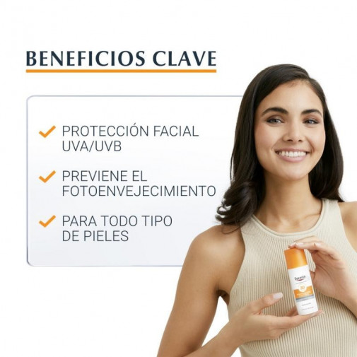 Eucerin Sun Fluid Anti Age Fps50+ 50 Ml