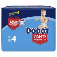 Dodot Pants Talla 4 9 15 Kg 33 Uds