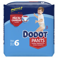 Dodot Pants Talla 6 +15 Kg 27 Uds