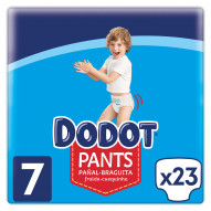 Dodot Pants Pañal Braguita Talla 7 +17kg 23 Pañales