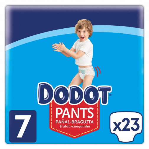 Dodot Pants Pañal Braguita Talla 7 +17kg 23 Pañales