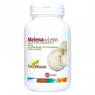 Melena De Leon 500 mg 60 Cápsulas Sura Vitasan