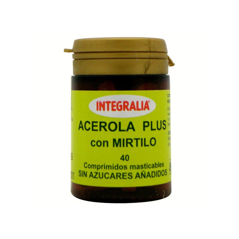 Acerola Plus Con Mirtilo 40 Comprimidos Integralia