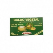 Caldo Vegetal Eco Con Sal Marina 6 Pastillas Integralia