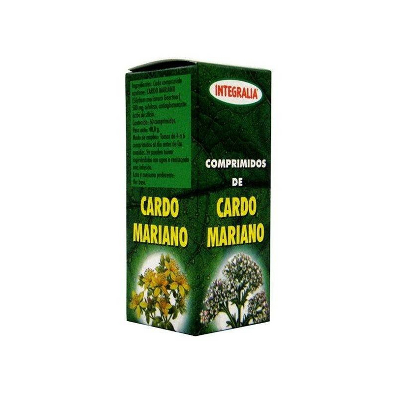 Cardo Mariano 60 Comprimidos 500 mg Integralia