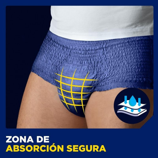 Pants Active Fit Medium 9 Unidades Tena Men