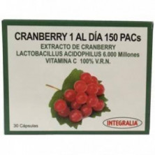 Cranberry 1 Al Dia 150 Pacs 30 Cápsulas Integralia