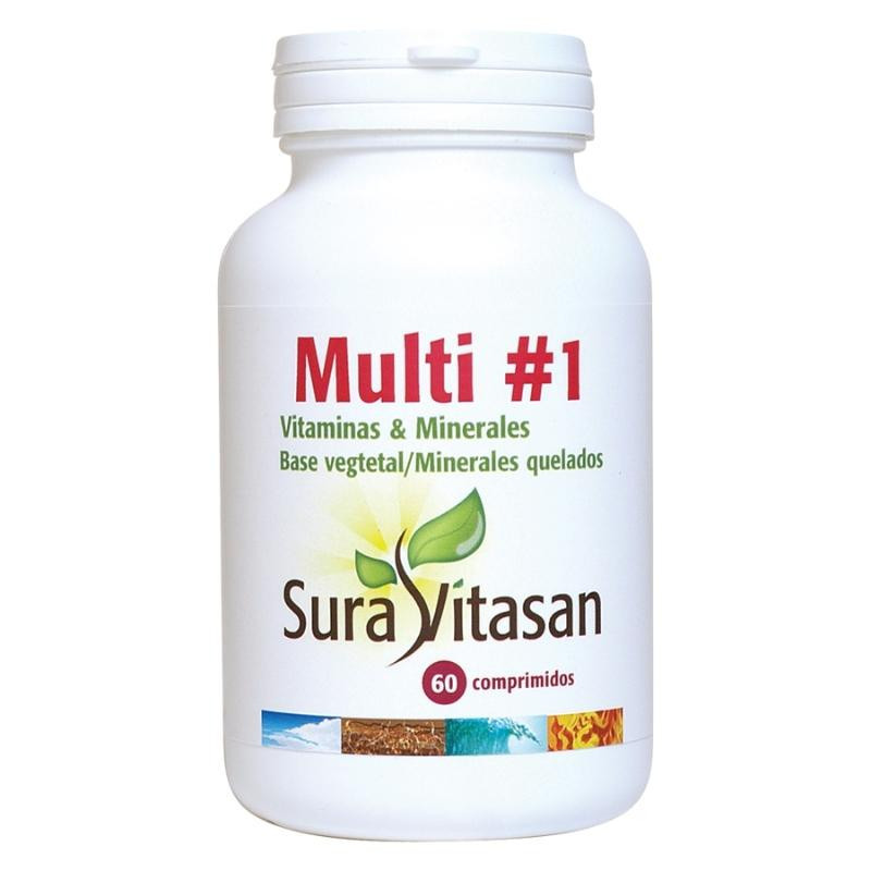 Multi 1 Vitaminas Y Minerales 60 Comprimidos Sura Vitasan