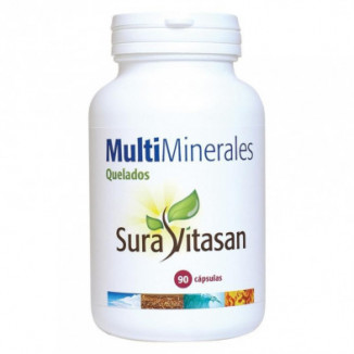 Multi Minerales Quelados 90 Comprimidos Sura Vitasan